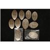 Image 1 : 10 ELONGATED US COINS: 6 BUFFALO NICKELS, 1