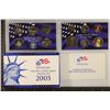 Image 1 : 2005 US PROOF SET (WITH BOX) & WITH CERTIFICATE