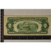 Image 2 : STAR NOTE 1953 US $2 RED SEAL BILL