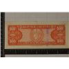 Image 2 : 1959 CUBA 100 PESO CRISP UNC BILL "AGUILERA"