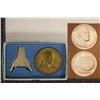Image 1 : 5.73 OZ. MEDALLIC ART COMPANY BRONZE "GERALD FORD"