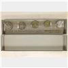 Image 2 : 1964 FRANCE 5 COIN UNC SET IN ORIGINAL MINT PACK