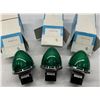 Image 2 : Lot of (3) Maruyasu #PLR-200GLHS Pilot Lights Green