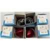 Image 2 : Lot of (8) Maruyasu #BLR-24R Pilot Lights Red