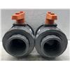 Image 2 : (2) Hayward 4" True Union Ball Valves