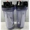 Image 3 : (2) Pentair #1ECP8 1 in NPT Filter Housing