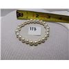 Image 1 : White Pearl Stretch Bracelet