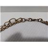 Image 3 : Vintage 24" Necklace / 7" Braclet, Double Strand Chunky Chain, Gold Tone