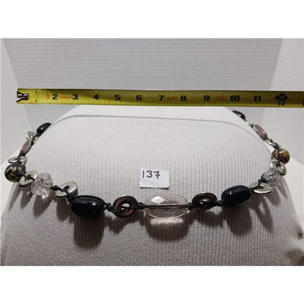 Vintage Cocktail Necklace, Cord