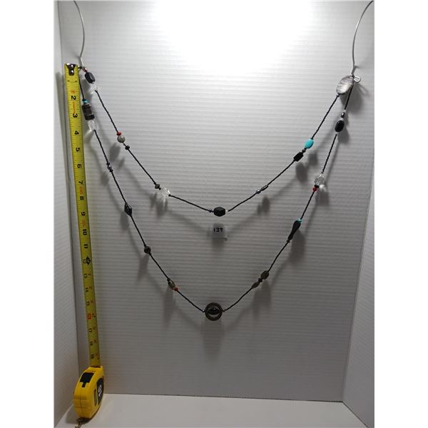 Retired Silpada Jewelry Boho Black Bead Multi-Stone Long Necklace