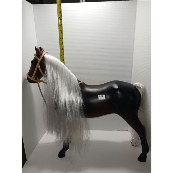 Battat Our Generation Horse Dark Brown 20" With Long White Hair