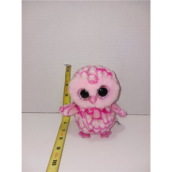 Retired Ty Beanie Boos Pinky The 6" Pink Owl