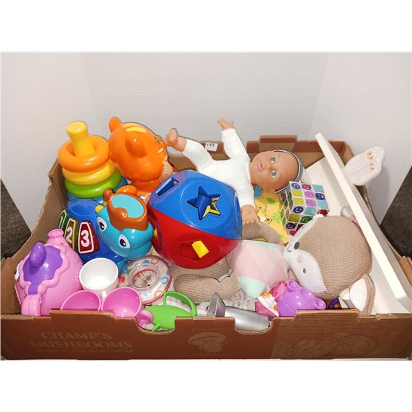 Box Of Childs Toys