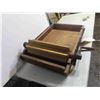 Image 2 : Antique Wooden Butter Worker 20'' x 32'' with Legs 