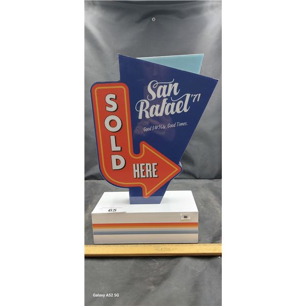 Rare cigar sign, San Raphael