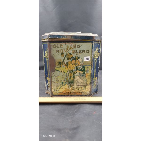 Antique tea tin, Old Holland Blend