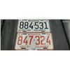 Image 1 : 2 BC license plates 73 & 72