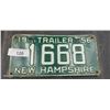 Image 1 : 1956 New Hampshire license plate