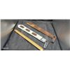 Image 2 : 2 1940s bus turn signal arms, glass reflectors, each approx 21" long, made in Vancouver BC