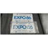 Image 1 : 2 Expo 86 Vancouver BC plates
