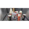 Image 2 : Collecion of vintage Castrol and Shell containers 8 Pieces