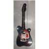 Image 1 : Budweiser guitar clock (approx 32in tall)