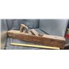 Image 2 : Large antique wood block plane (approx 26in long)