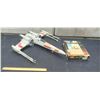 Image 1 : Large X-Wing fighter model (over 30in long) + Star Wars puzzle