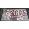Image 1 : 1962 BC License plate