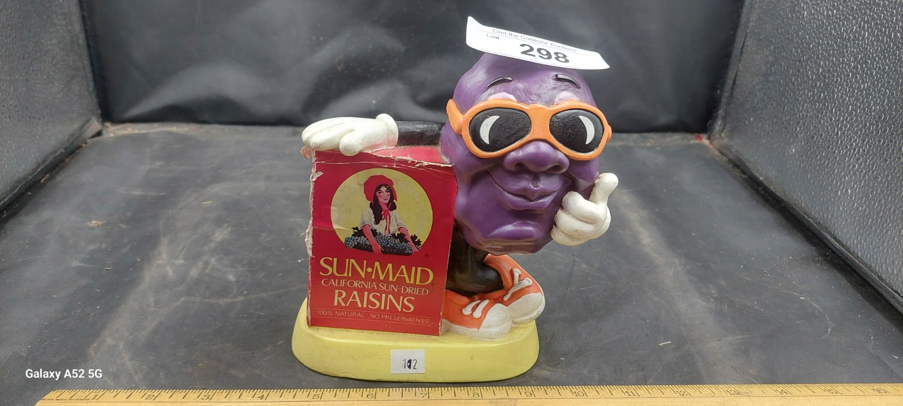 Very cool original 1987 California Raisins Sun made coin bank, has ...