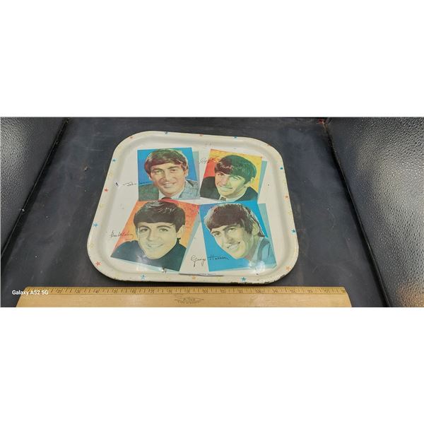 Vintage tin Beatles tray 60s