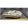 Image 1 : Toy Millenium Falcon, opens (approx 15in long)