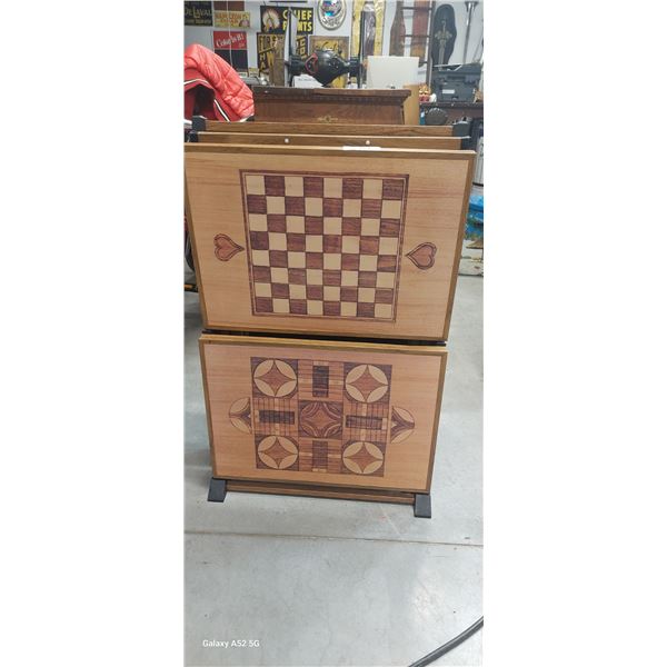 Set of 70sTV trays with stand