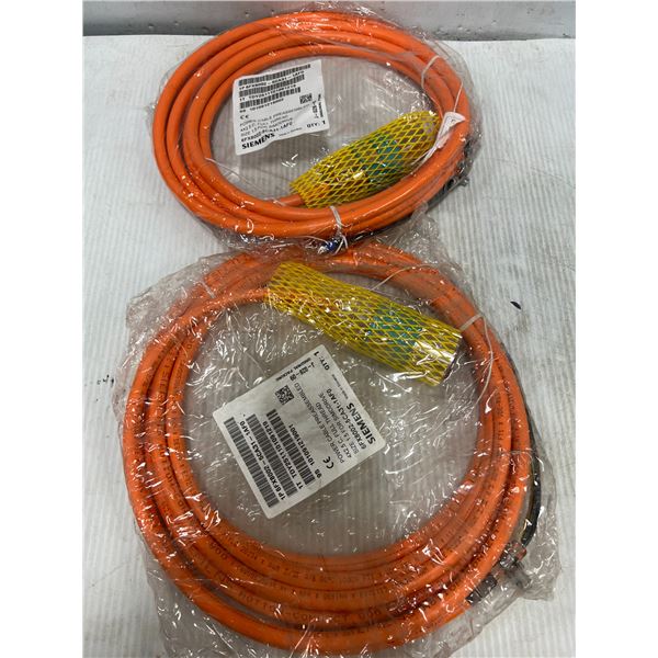 (2) Siemens #6FX8002-5CA31-1AF0 Power Cables