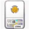 Image 2 : 1913 $2.50 Gold Quarter Eagle NGC MS62