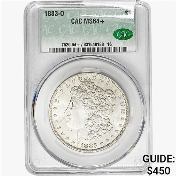 1883-O Morgan Silver Dollar CAC MS64+