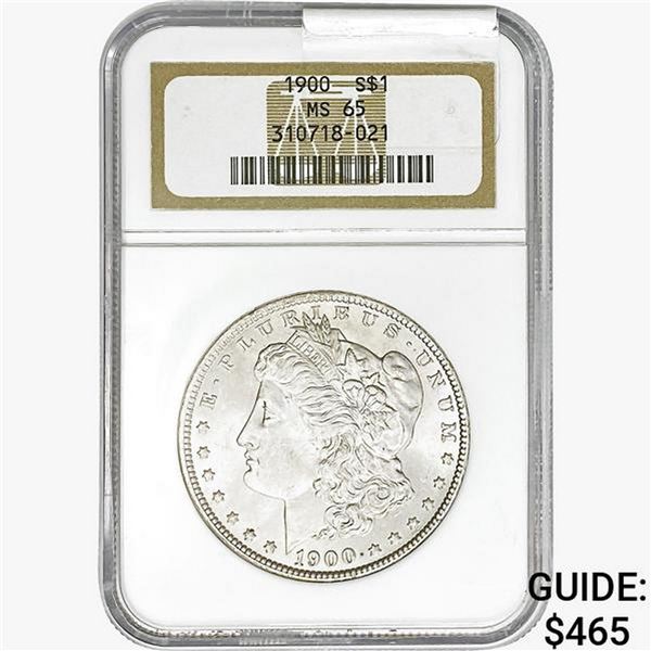1900 Morgan Silver Dollar NGC MS65