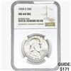 Image 1 : 1954-S Franklin Half Dollar NGC MS64 FBL