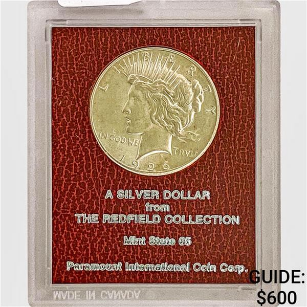 1926 Silver Peace Dollar   Redfield