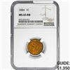 Image 1 : 1884 Indian Head Cent NGC MS65 RB