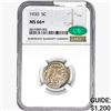 Image 1 : 1930 Buffalo Nickel NGC MS66+