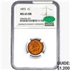 1893 CAC Indian Head Cent NGC MS65 RB