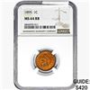 Image 1 : 1895 Indian Head Cent NGC MS64 RB