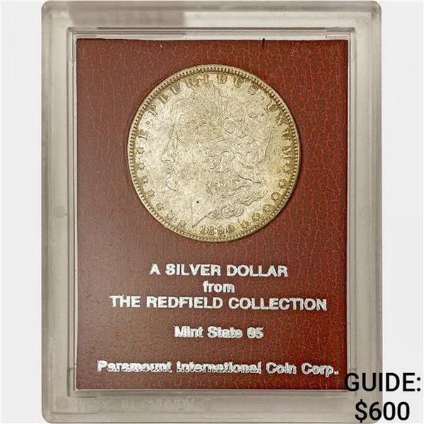 1890 Morgan Silver Dollar   Redfield