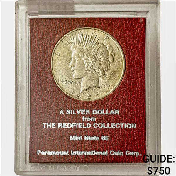 1926-D Silver Peace Dollar