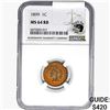 Image 1 : 1899 Indian Head Cent NGC MS64 RB