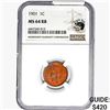 Image 1 : 1901 Indian Head Cent NGC MS64 RB