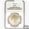 Image 1 : 1881-CC Morgan Silver Dollar NGC MS65