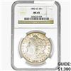 Image 1 : 1882-CC Morgan Silver Dollar NGC MS65