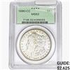 Image 1 : 1890-CC Morgan Silver Dollar PCGS MS62